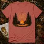 Retro Forest Bonfire T-Shirt