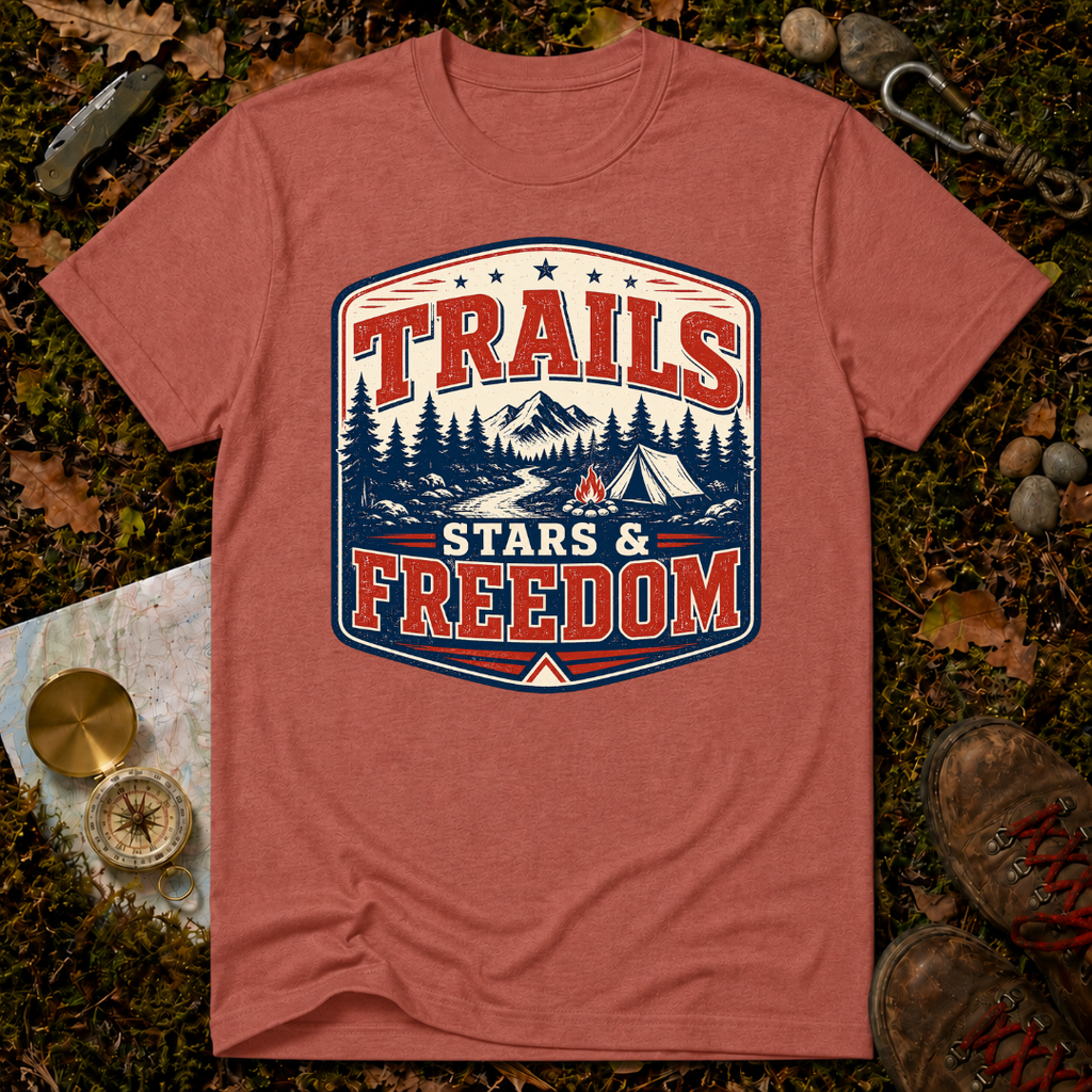 Trails, Stars & Freedom T-Shirt