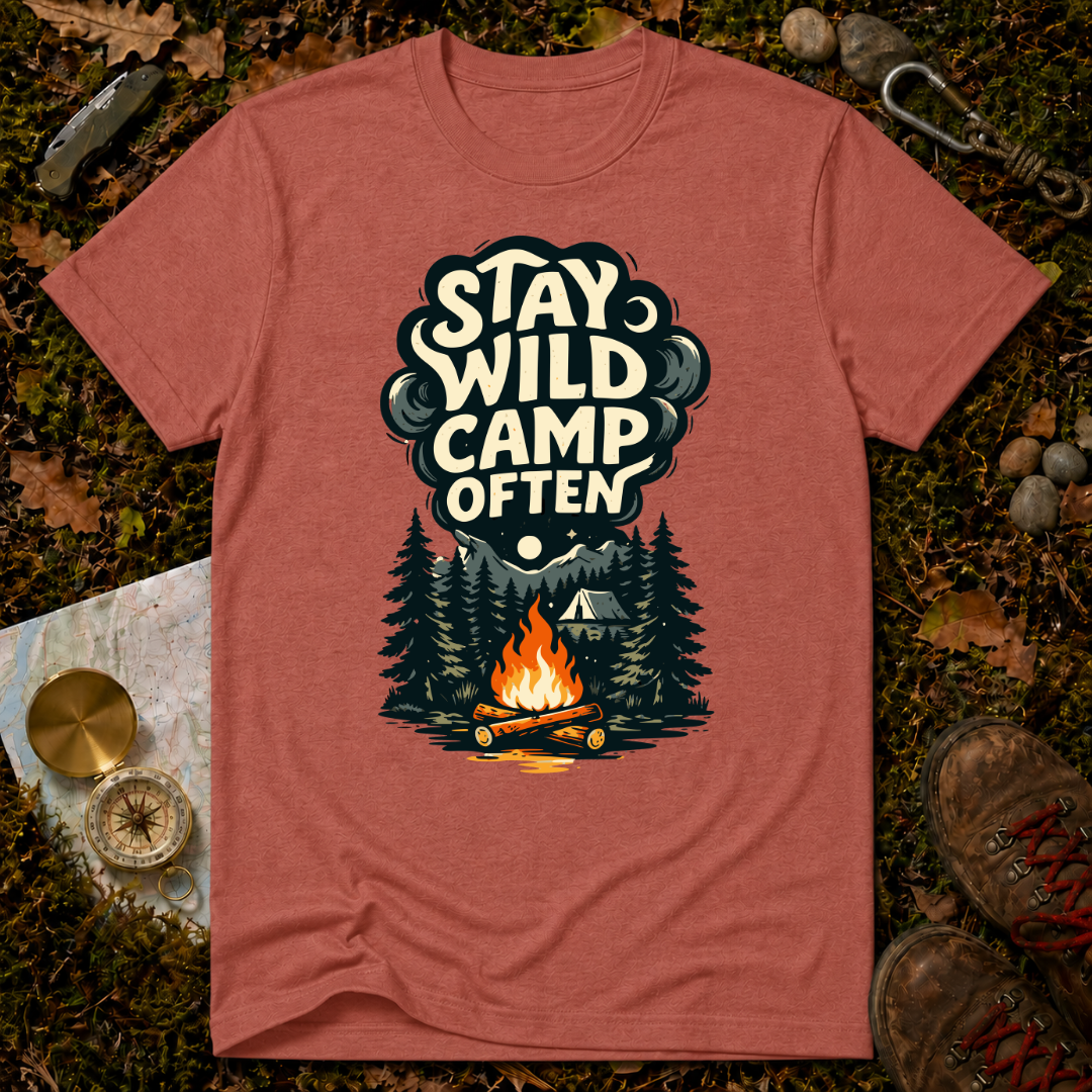Stay Wild Camp Often T‑Shirt