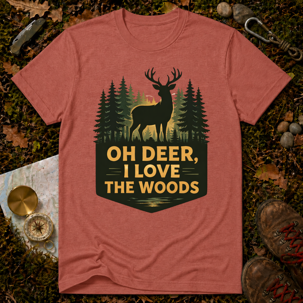I Love The Woods T-Shirt