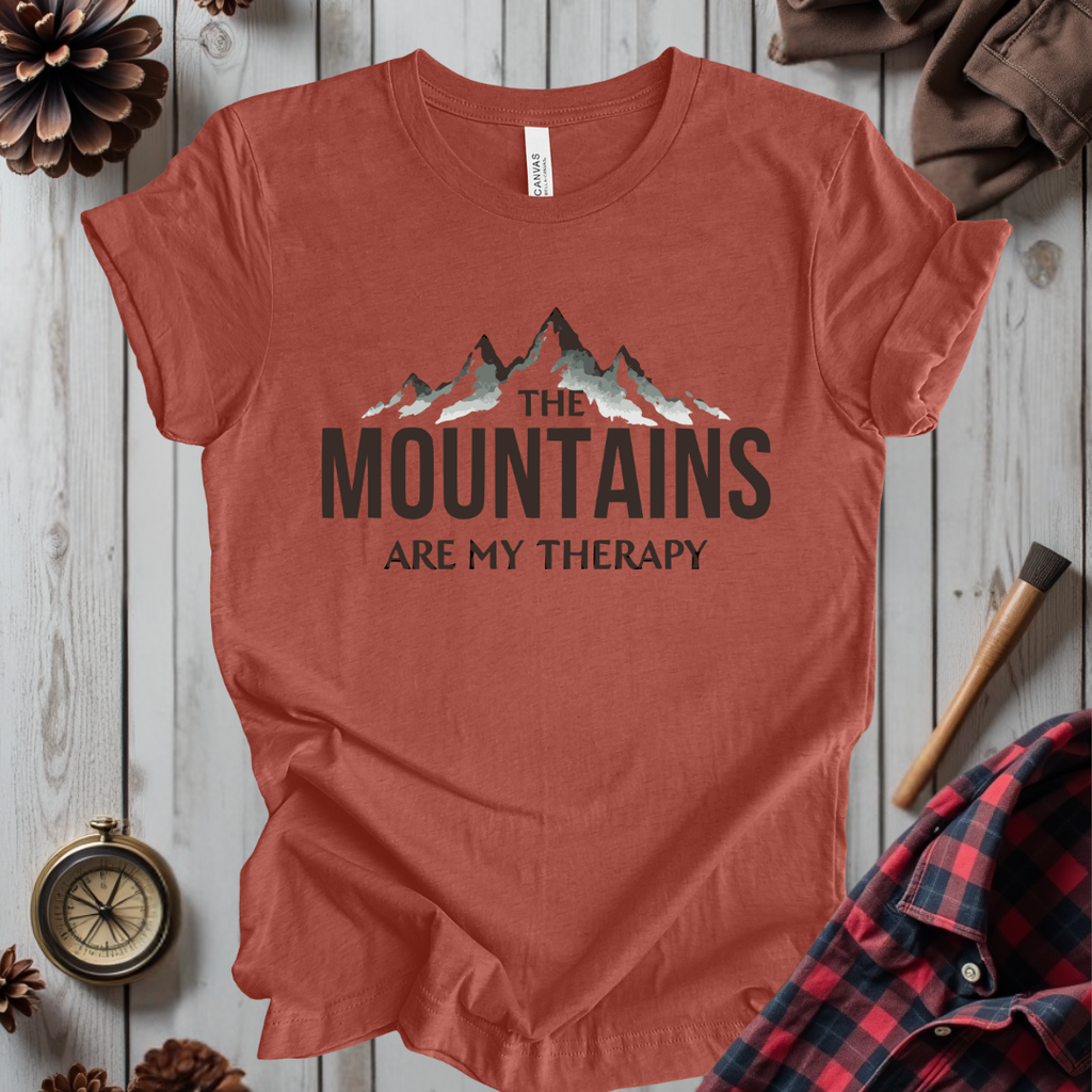 The Mountains Are My Therapy T-Shirt