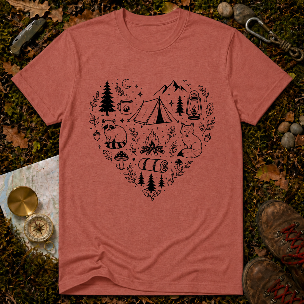 Midnight Camp Heart T-Shirt