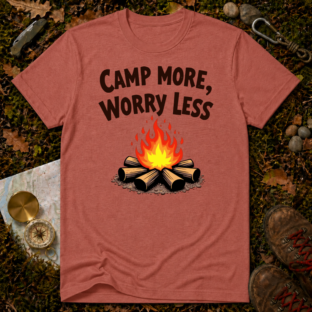 Camp More, Worry Less T-Shirt