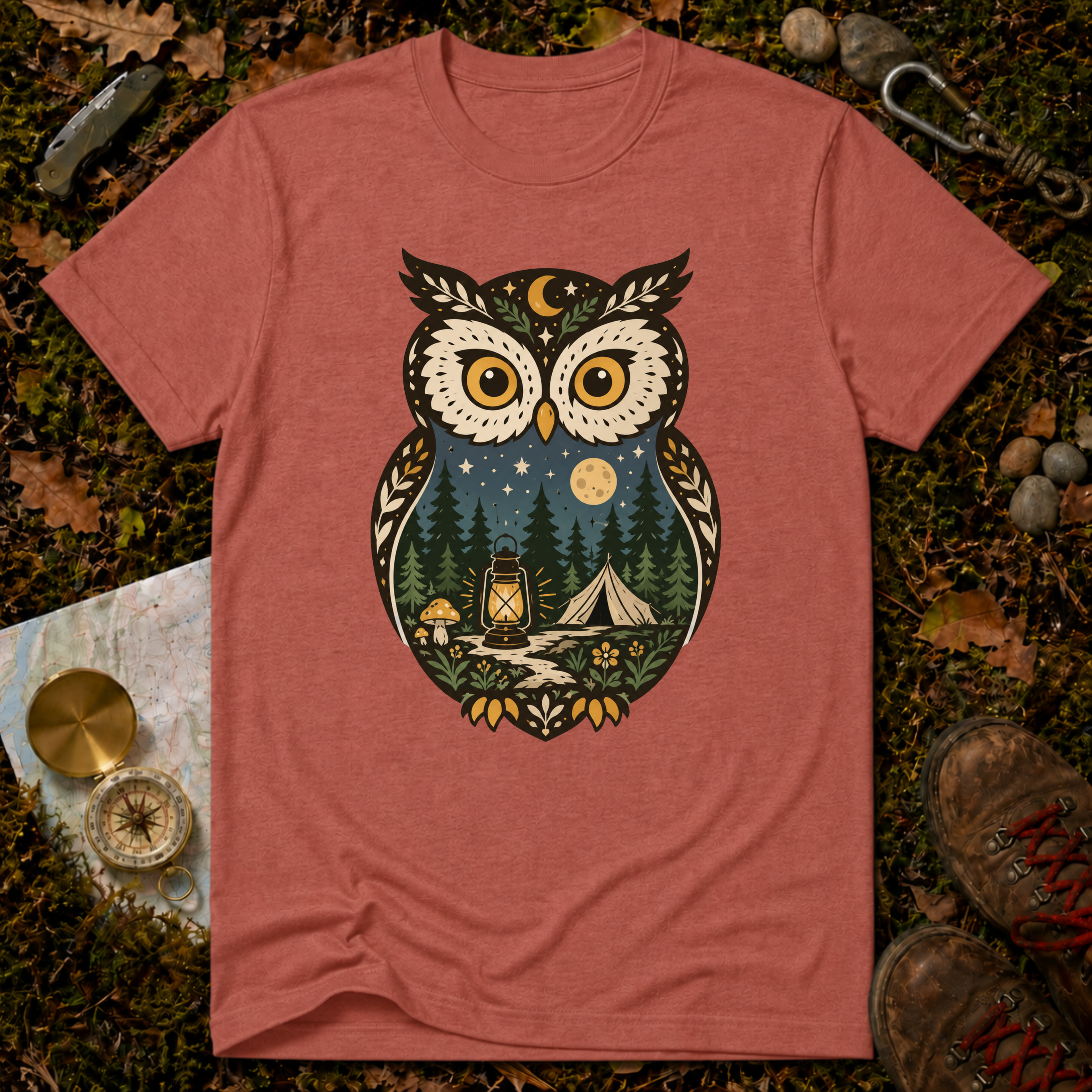 Night Owl Camping T-Shirt
