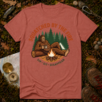 Squatched By The Fire T‑Shirt