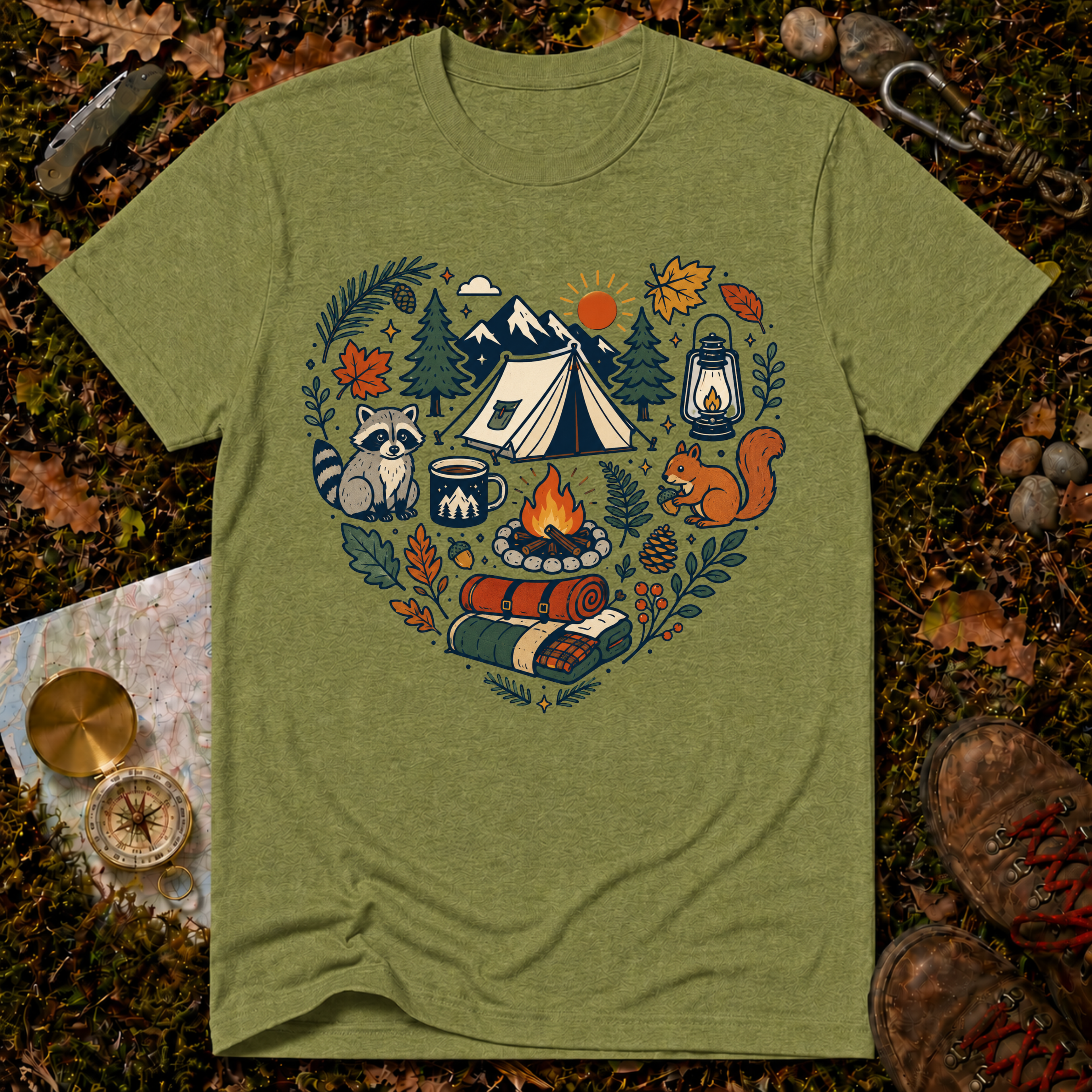 Camp Life Heart T-shirt