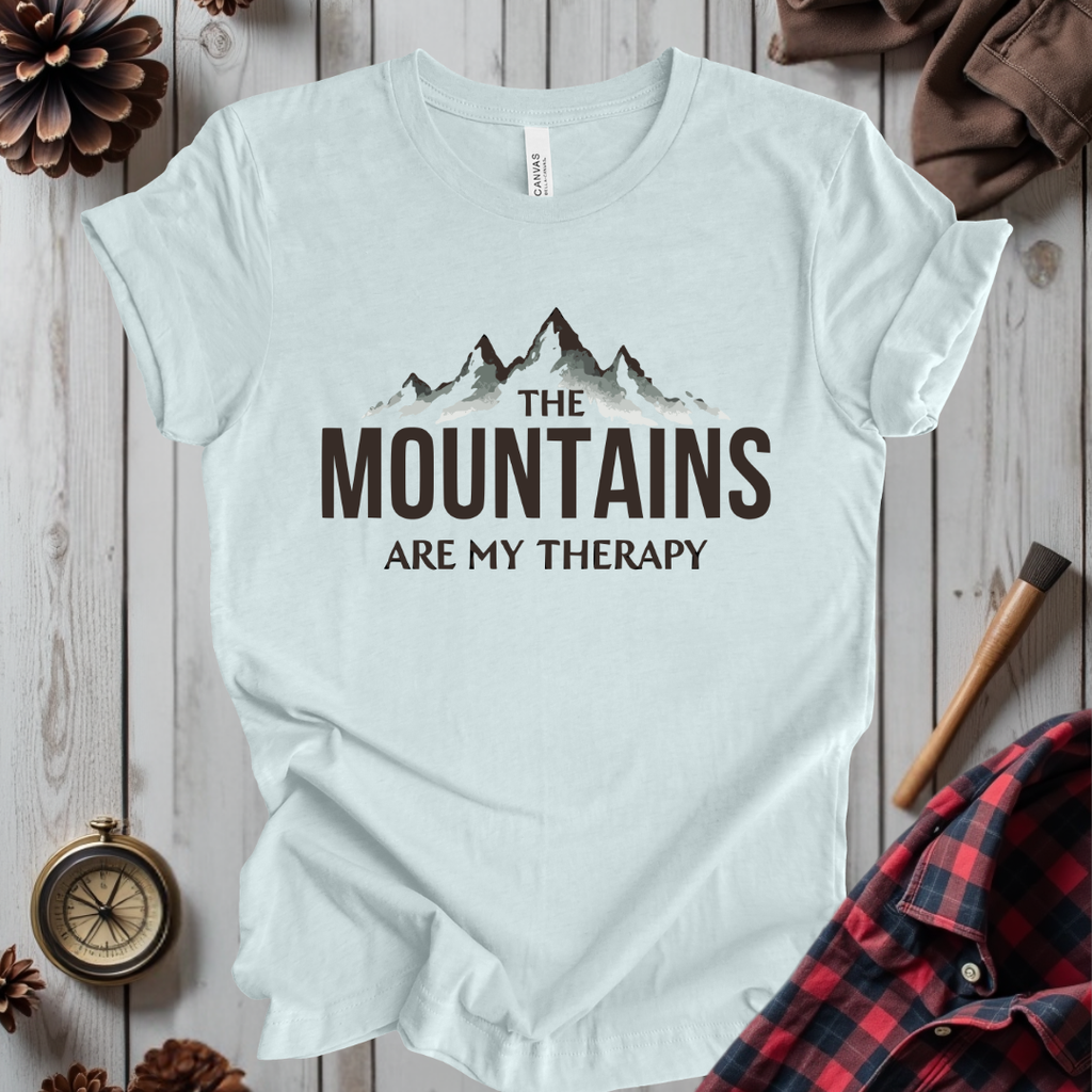 The Mountains Are My Therapy T-Shirt