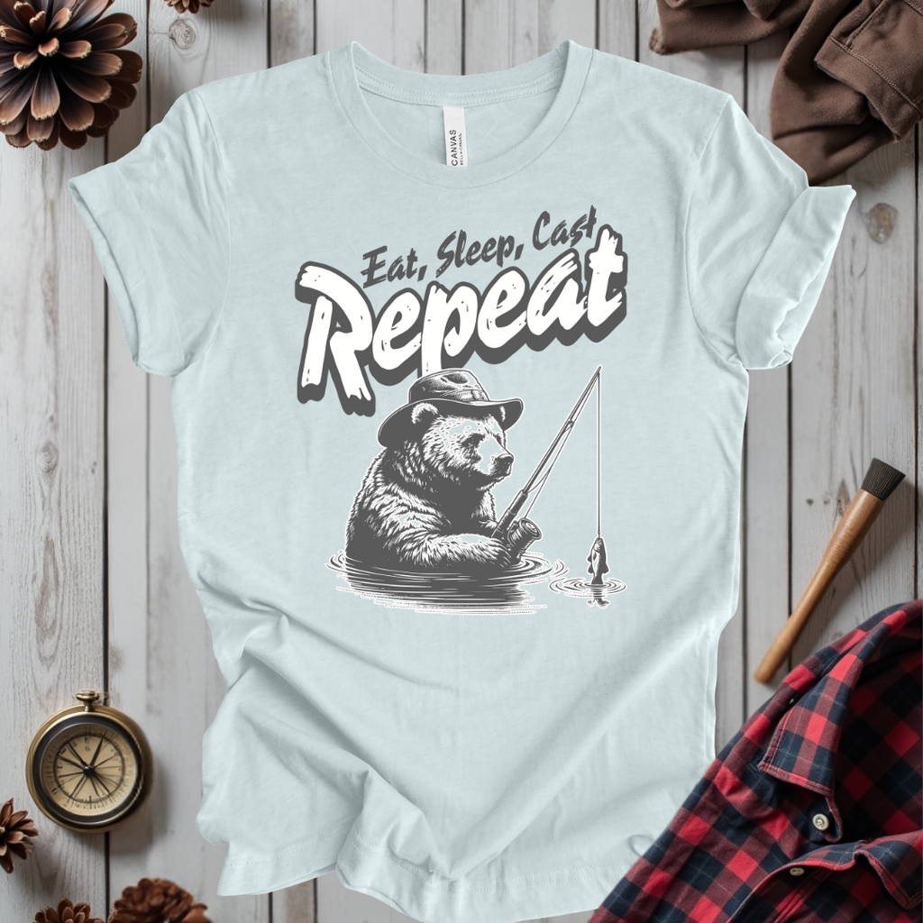Eat, Sleep, Cast, Repeat T-Shirt