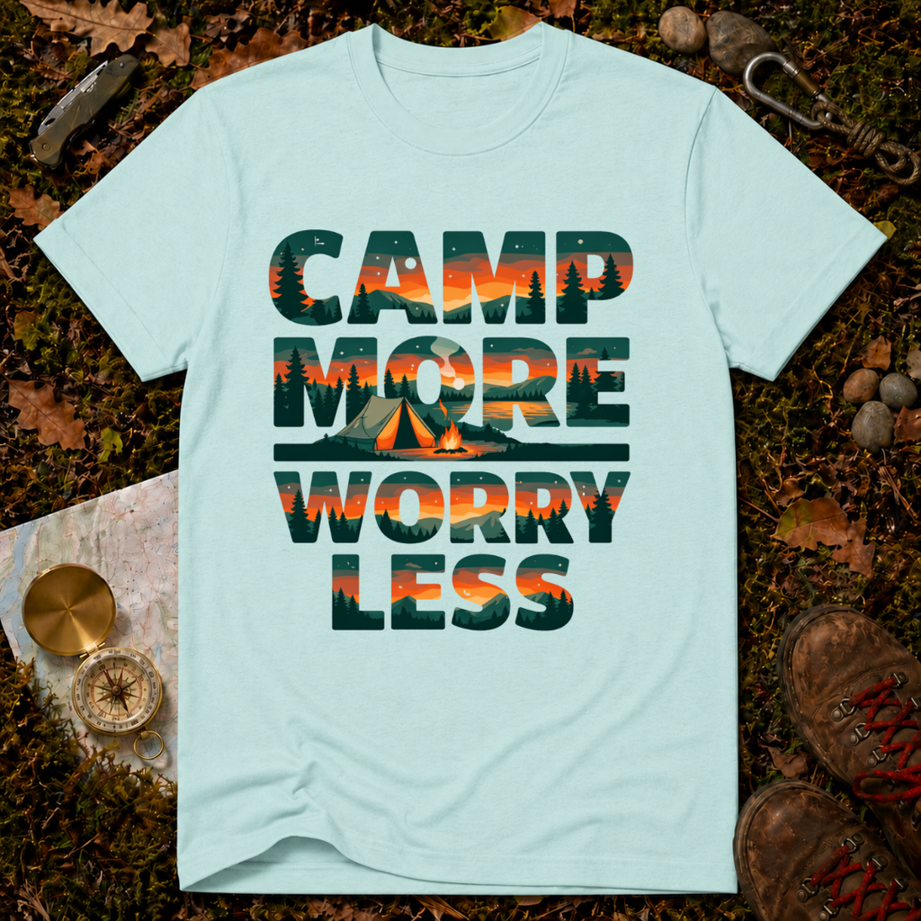 Camp More, Worry Less T-Shirt