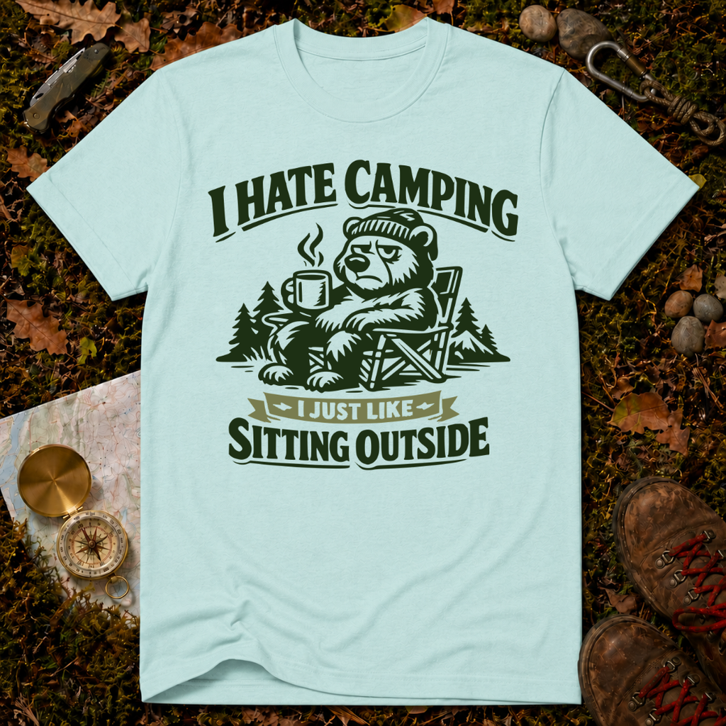 I Hate Camping T-Shirt