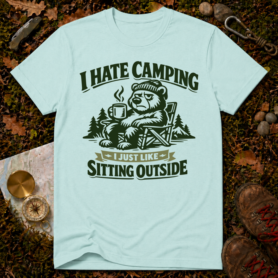 I Hate Camping T-Shirt