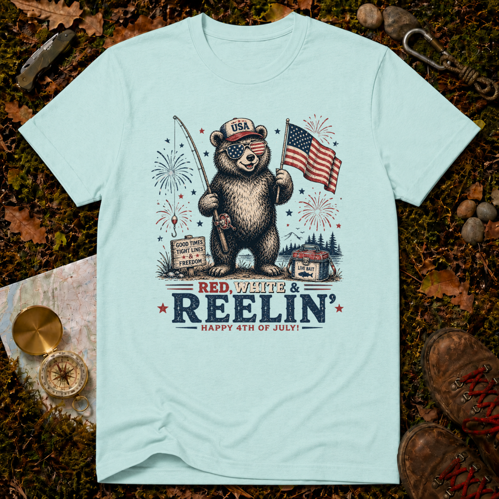 Red, White & Reelin' T-Shirt