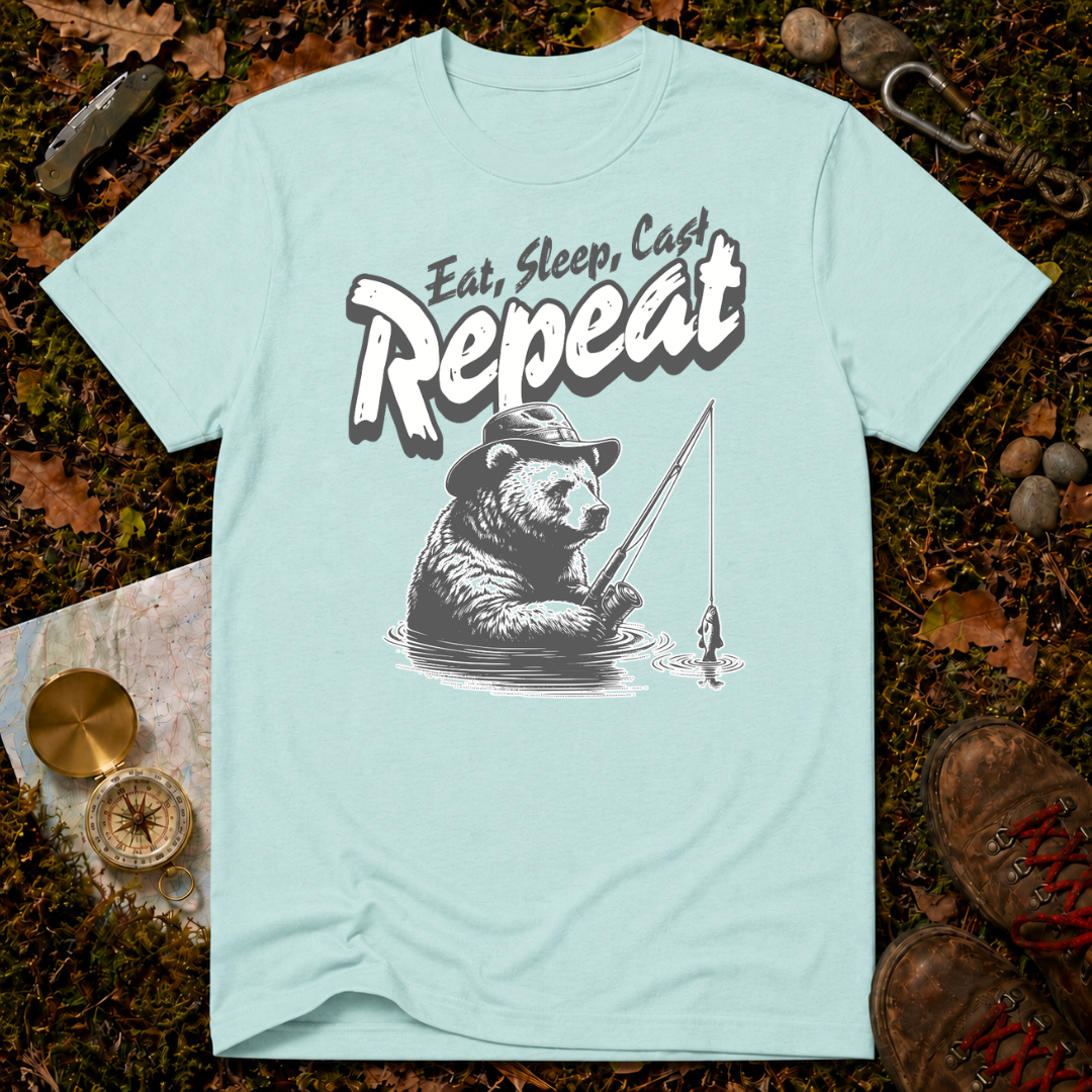 Eat, Sleep, Cast, Repeat T-Shirt