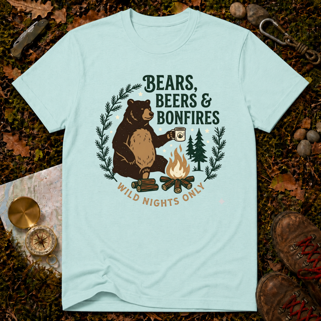 Bears Bears & Bonfires T-Shirt