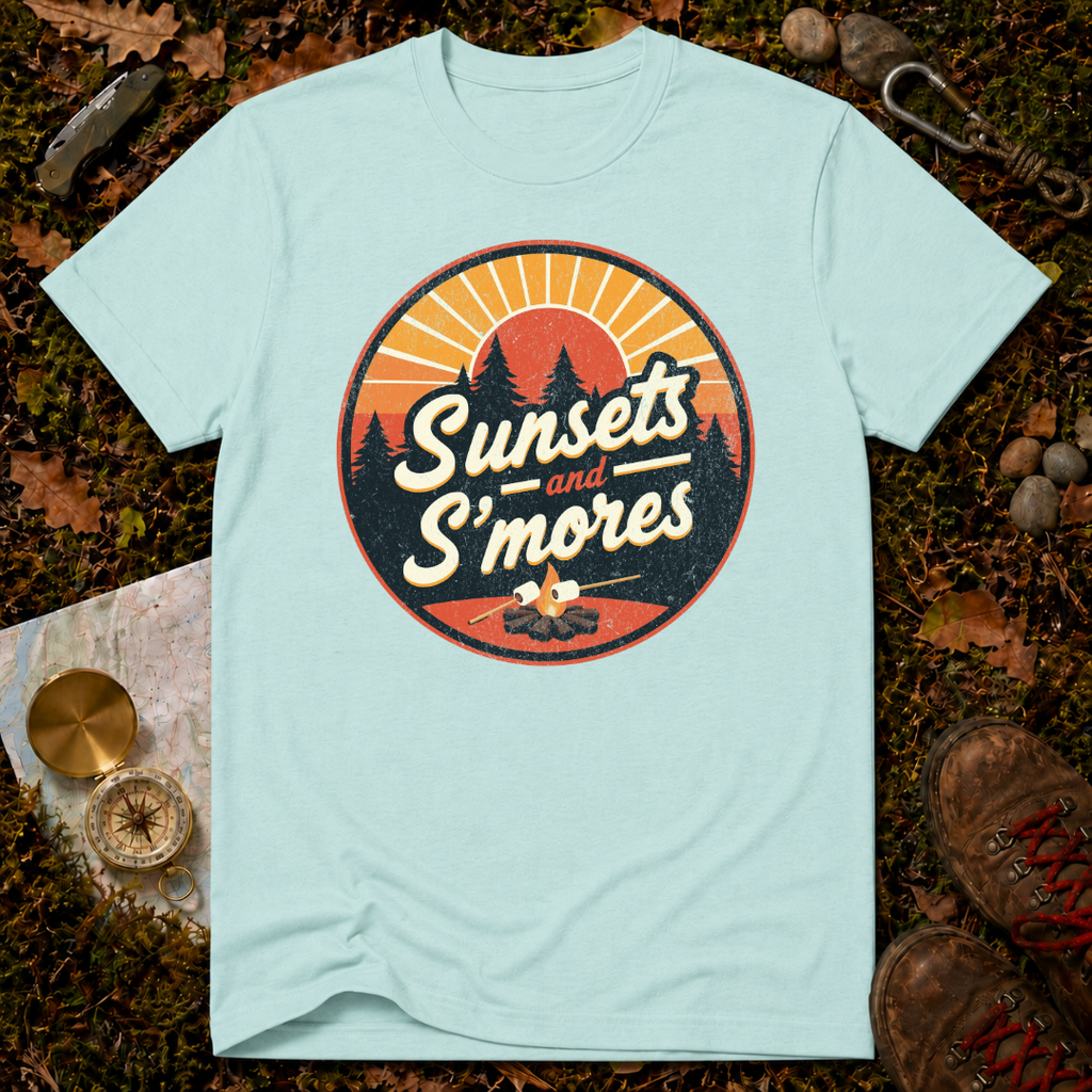 Sunsets And S'mores T-Shirt