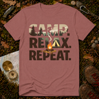 Camp. Relax. Repeat T-Shirt