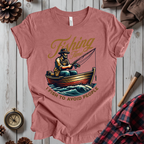 I Fish To Avoid People T-Shirt