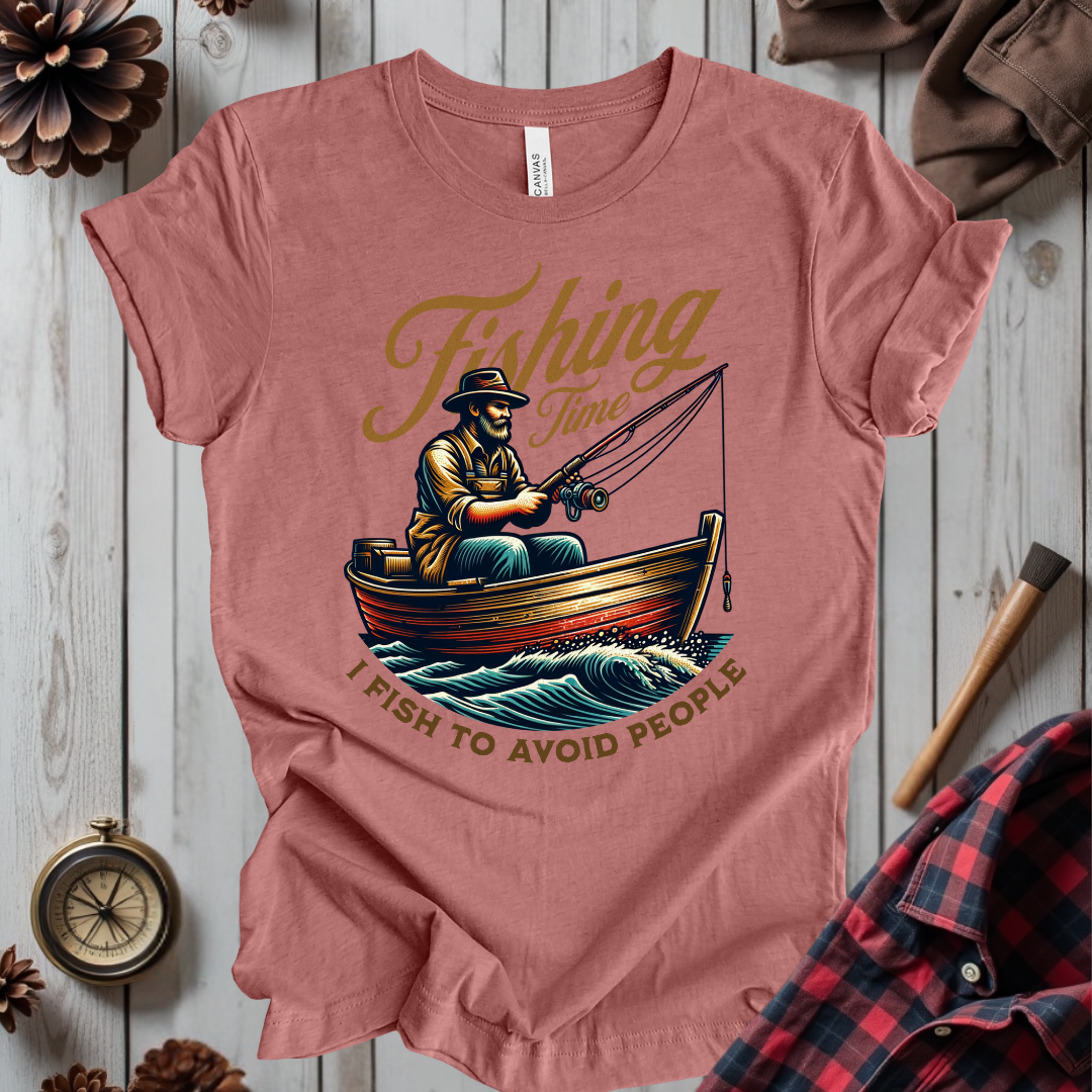 I Fish To Avoid People T-Shirt