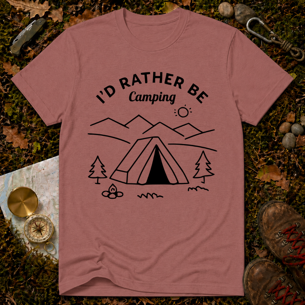 I'd Rather Be Camping T-Shirt