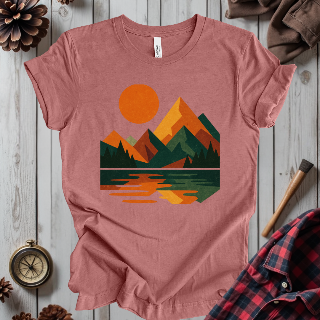 Golden Peak Reflection T-Shirt