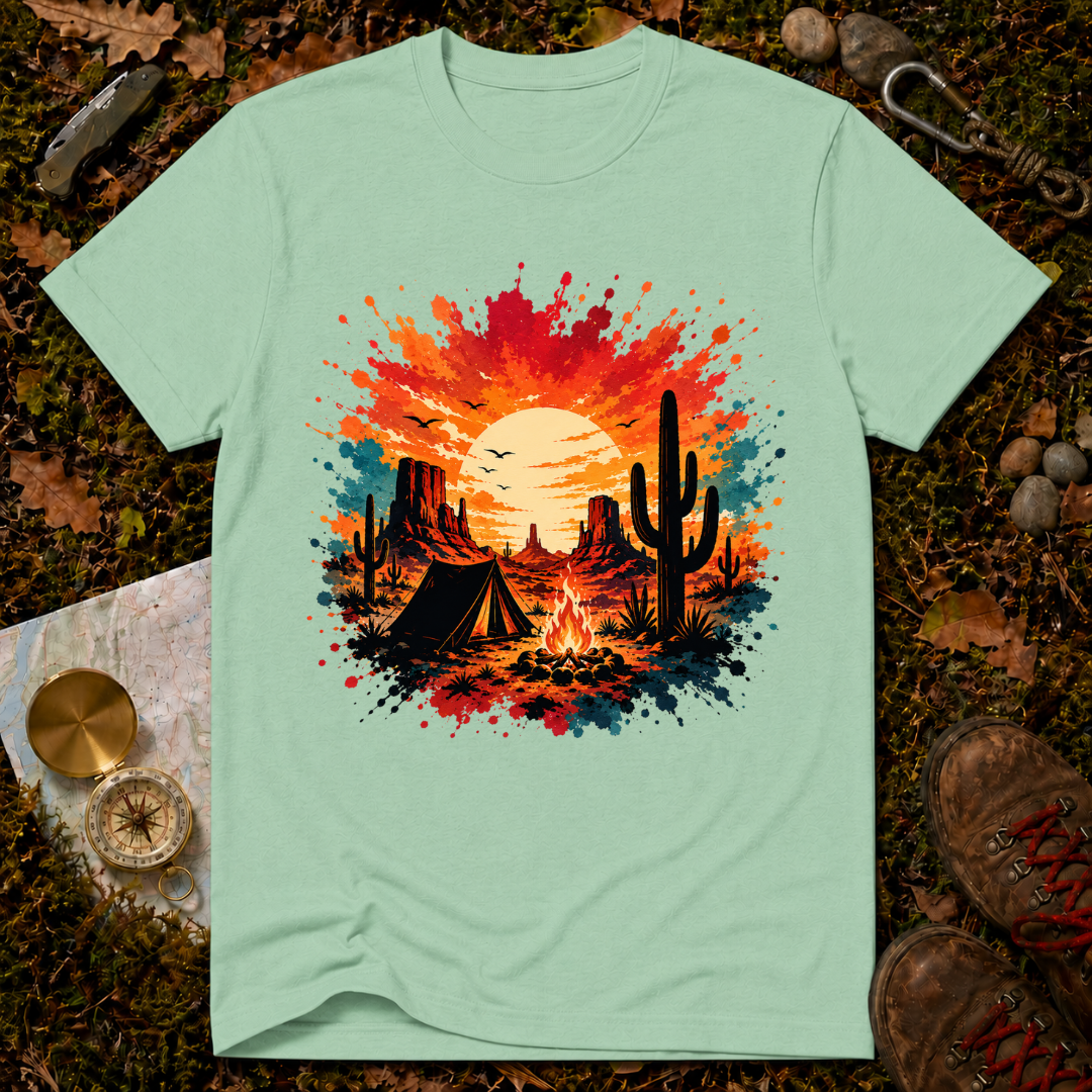 Desert Sunset Camping T-Shirt