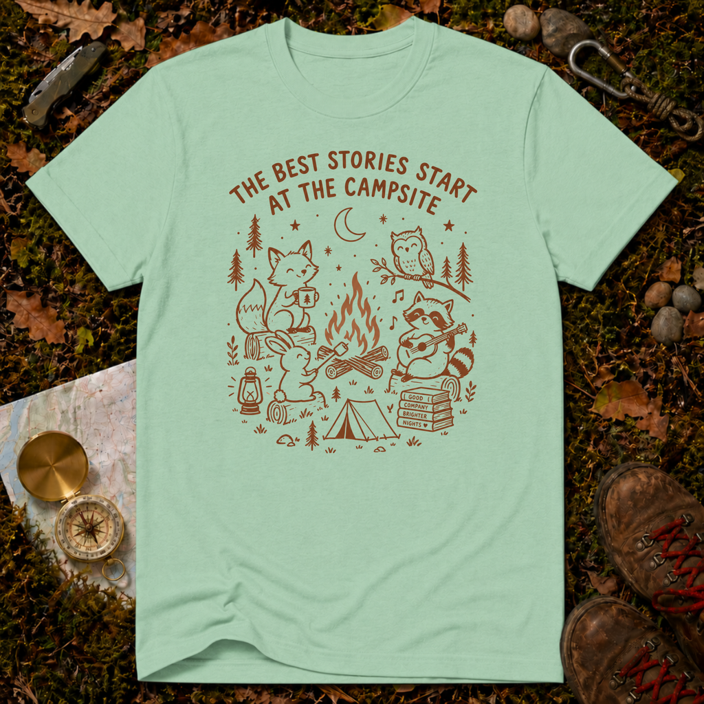 The Best Stories Start At The Campfire T-Shirt