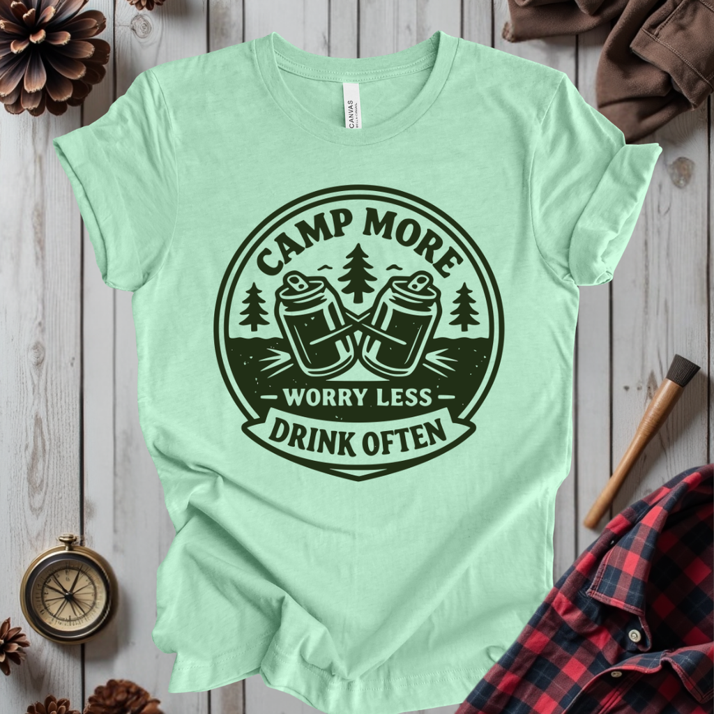 Camp More, Worry Less, Drink Often