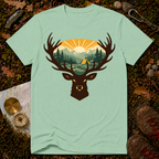 Deer Sunrise T‑Shirt