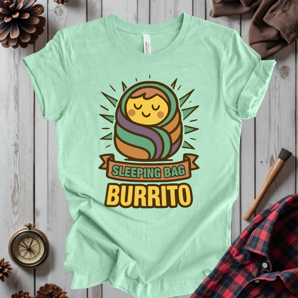 Sleeping Bag Burrito T-Shirt