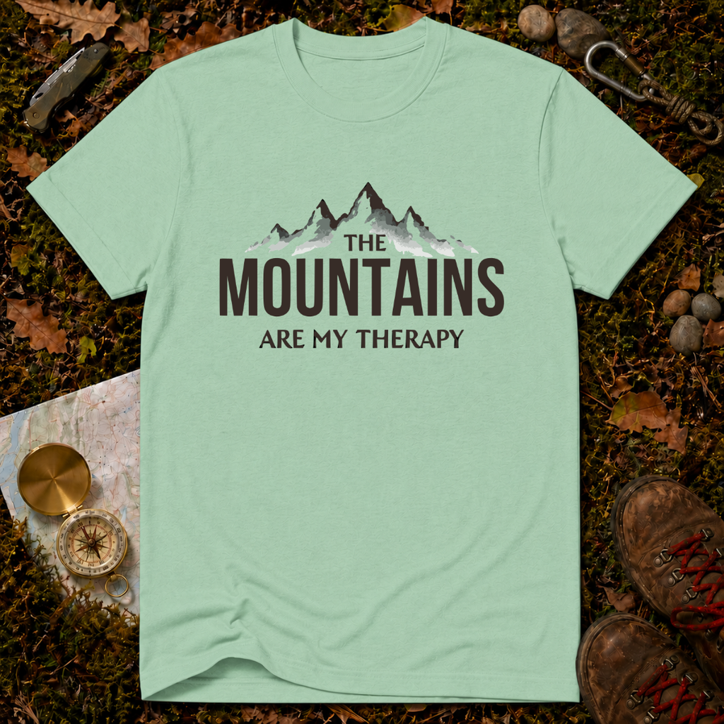 The Mountains Are My Therapy T-Shirt