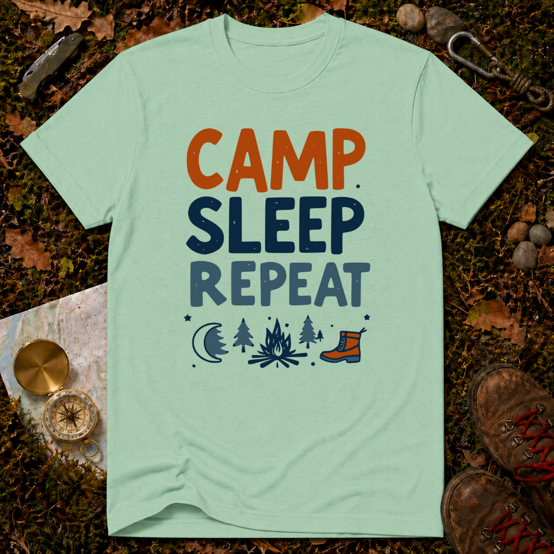 Camp Sleep Repeat T-Shirt