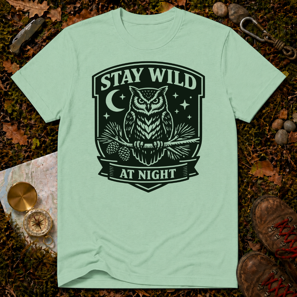 Stay Wild at Night Owl T-Shirt