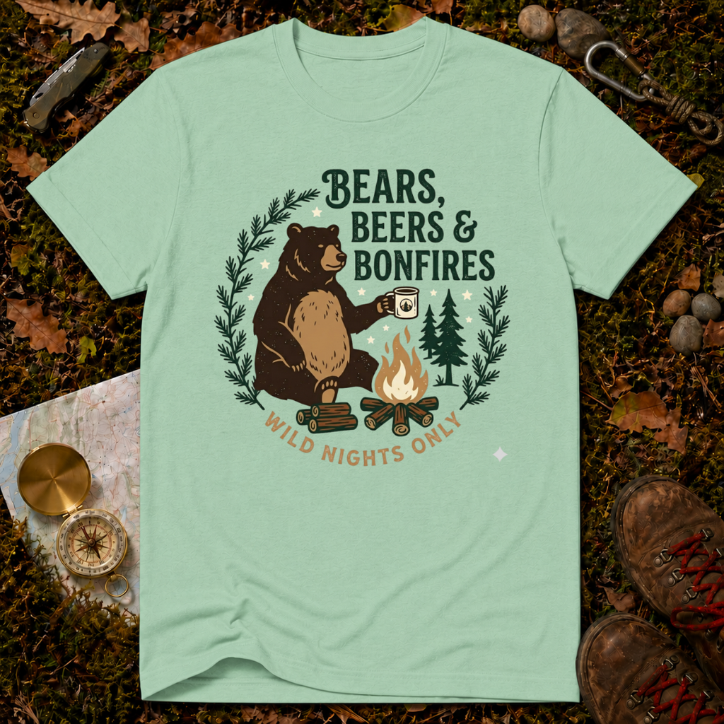 Bears Bears & Bonfires T-Shirt