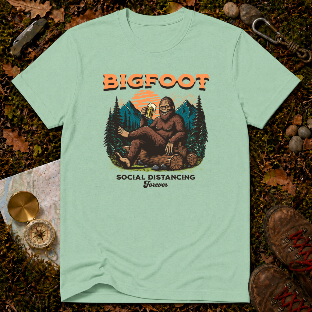 Bigfoot Social Distancing T-Shirt