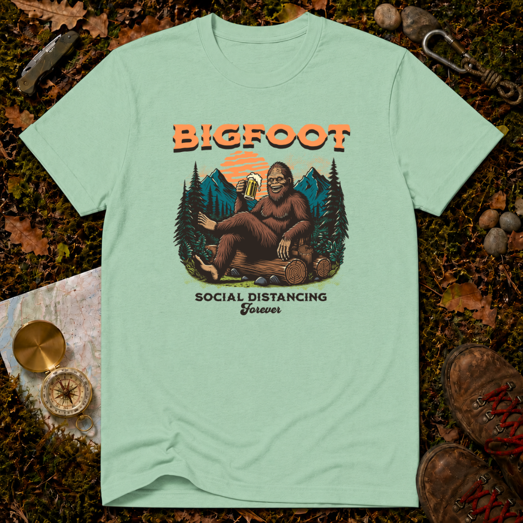 Bigfoot Social Distancing T-Shirt