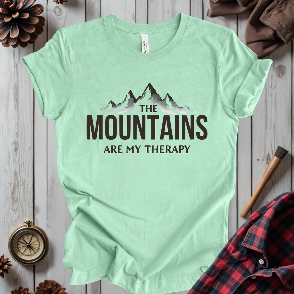 The Mountains Are My Therapy T-Shirt