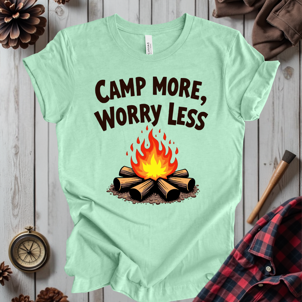 Camp More, Worry Less T-Shirt
