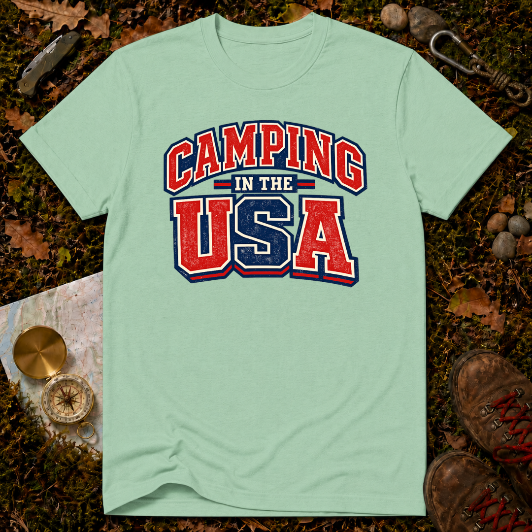 Camping In The USA T-Shirt