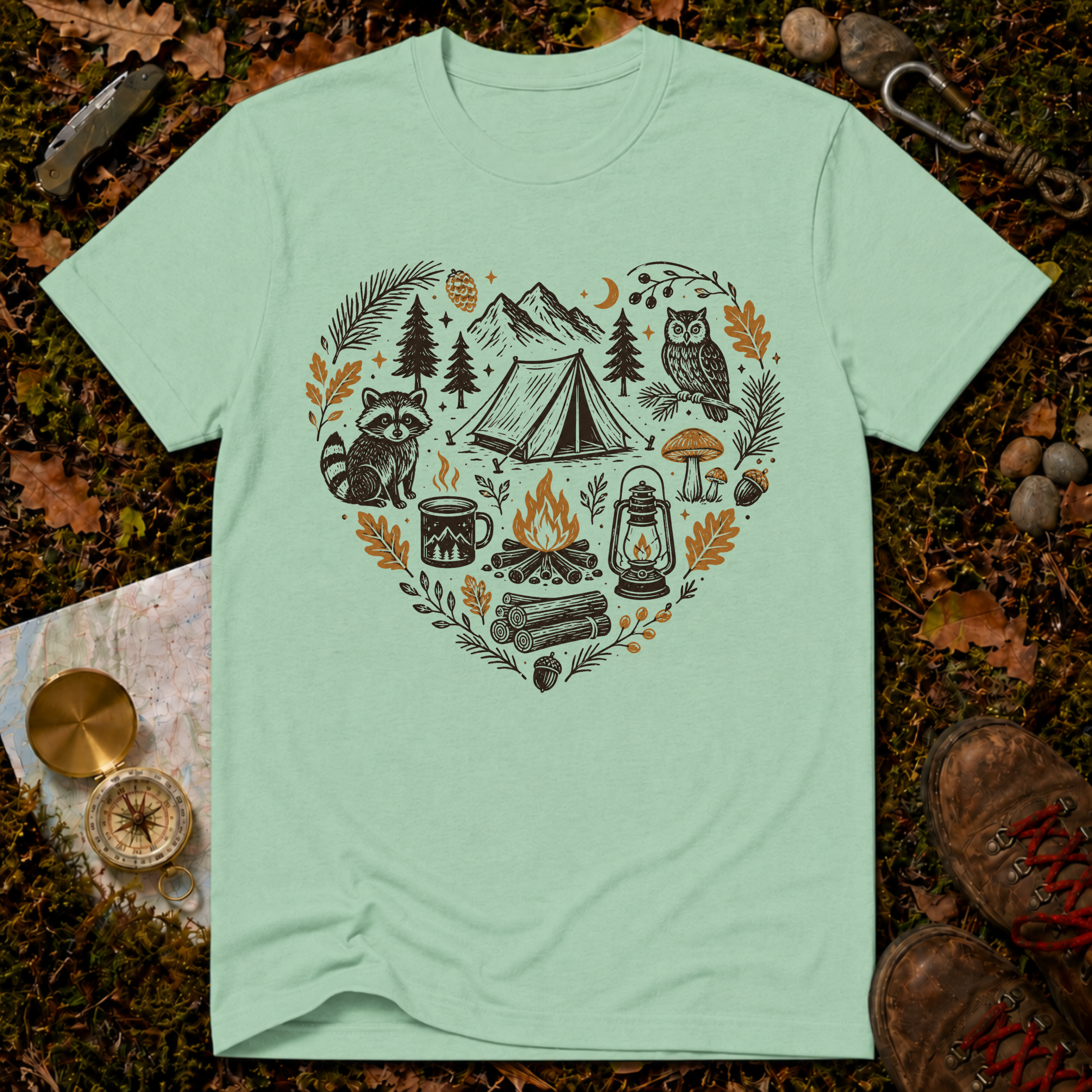 Rustic Camp Heart T-Shirt