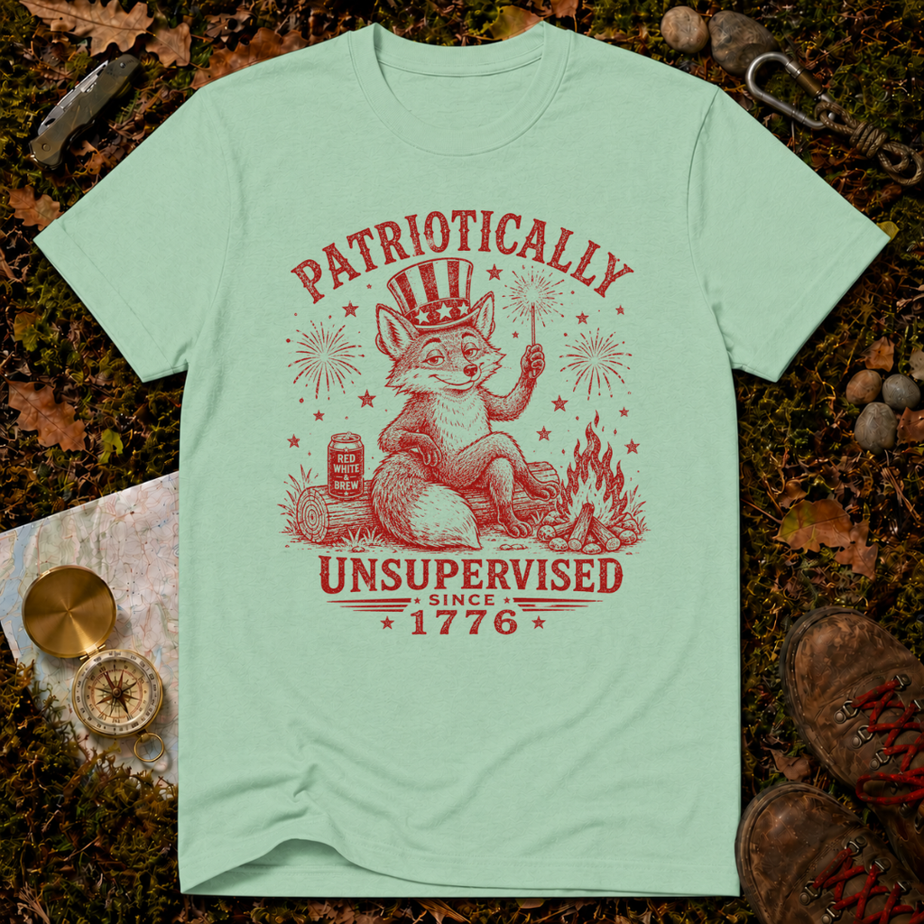 Patriotically Unsupervised T-Shirt