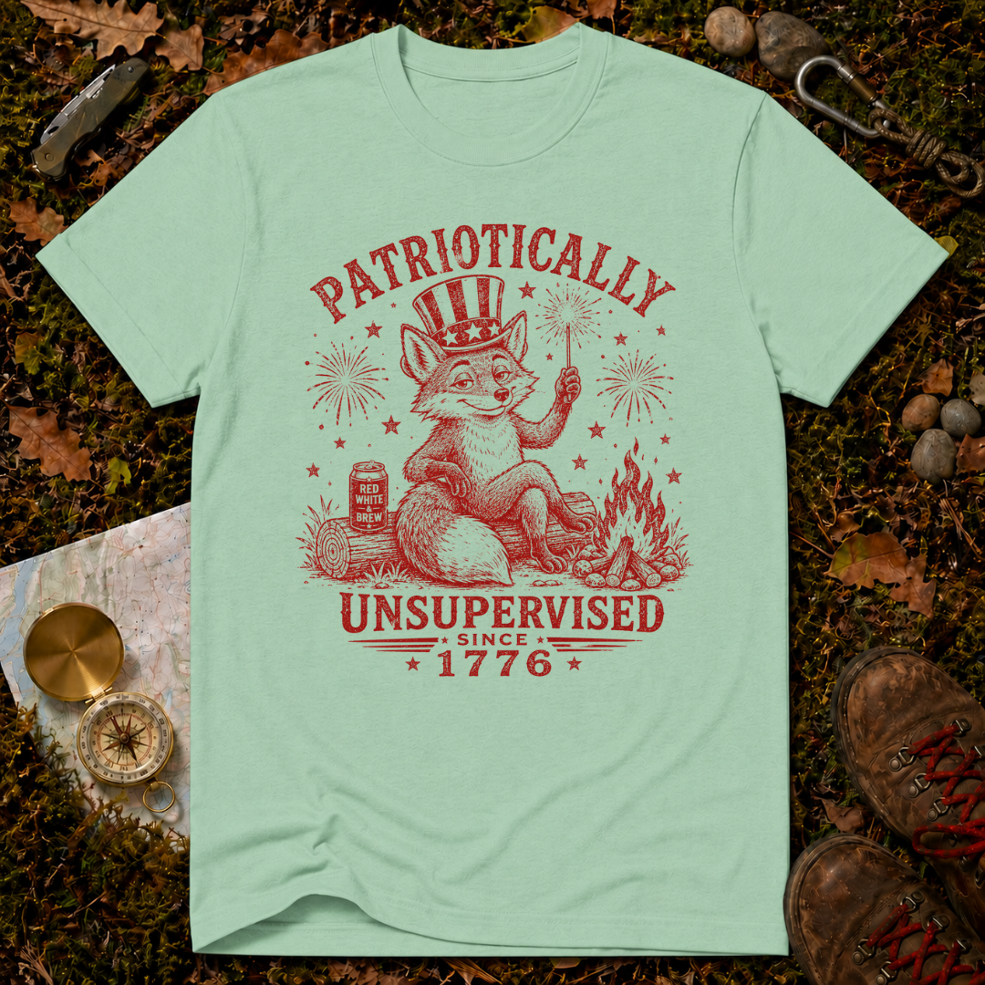 Patriotically Unsupervised T-Shirt