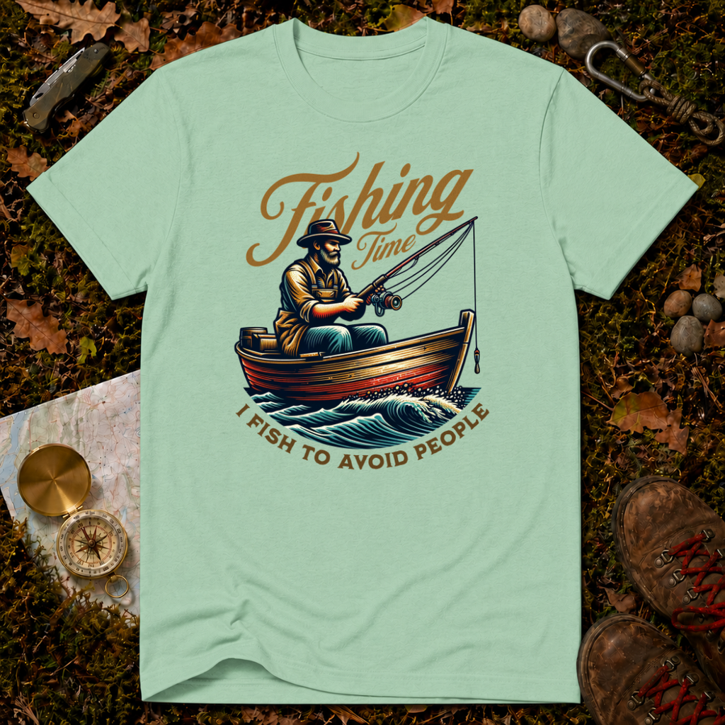 I Fish To Avoid People T-Shirt