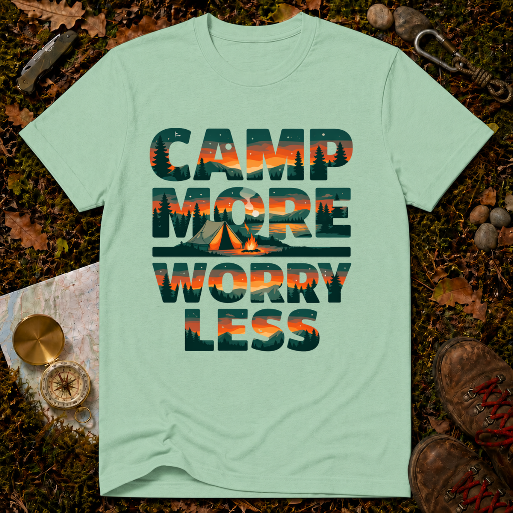 Camp More, Worry Less T-Shirt