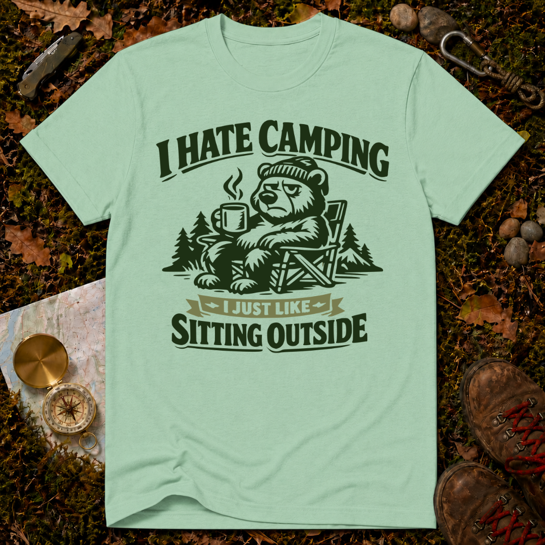 I Hate Camping T-Shirt