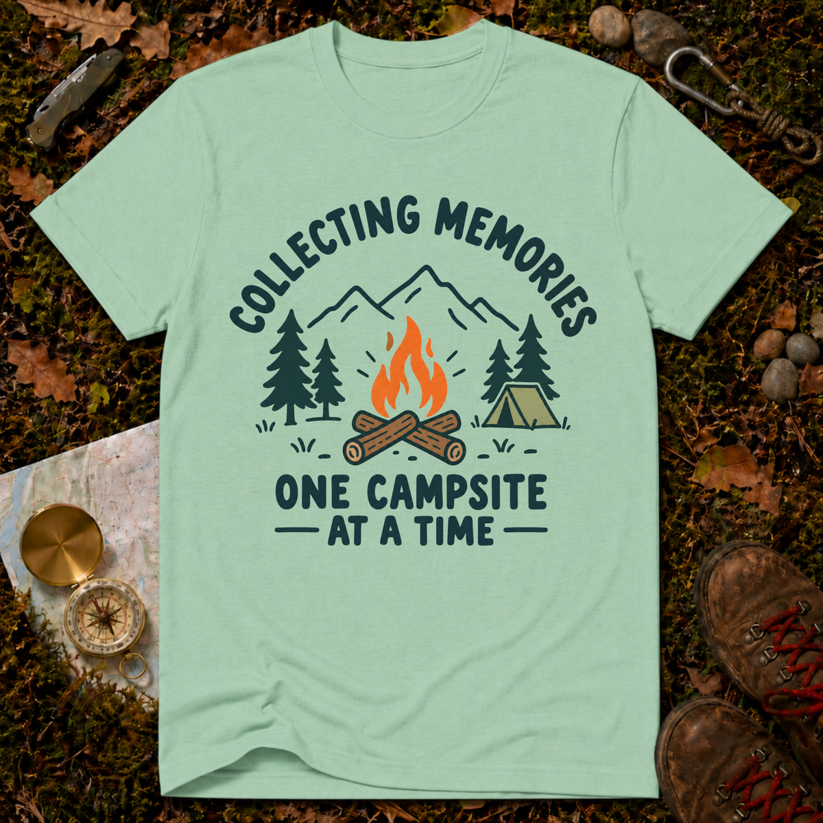 Collecting memories One Campsite At A Time T-Shirt