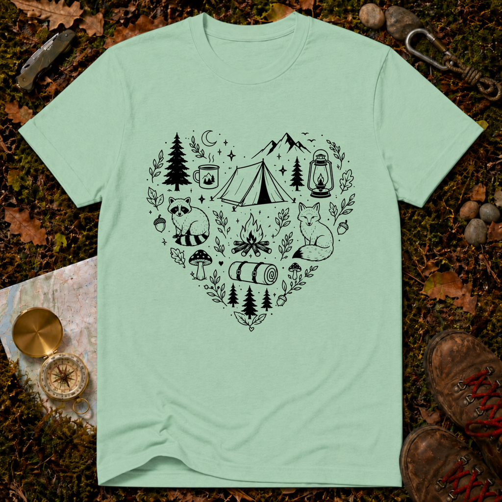 Midnight Camp Heart T-Shirt