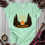 Retro Forest Bonfire T-Shirt