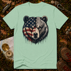 USA Flag Bear T-Shirt