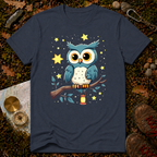 Whimsical Night Owl T-Shirt