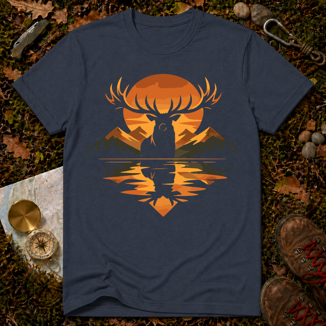 Moose Sunset T‑Shirt
